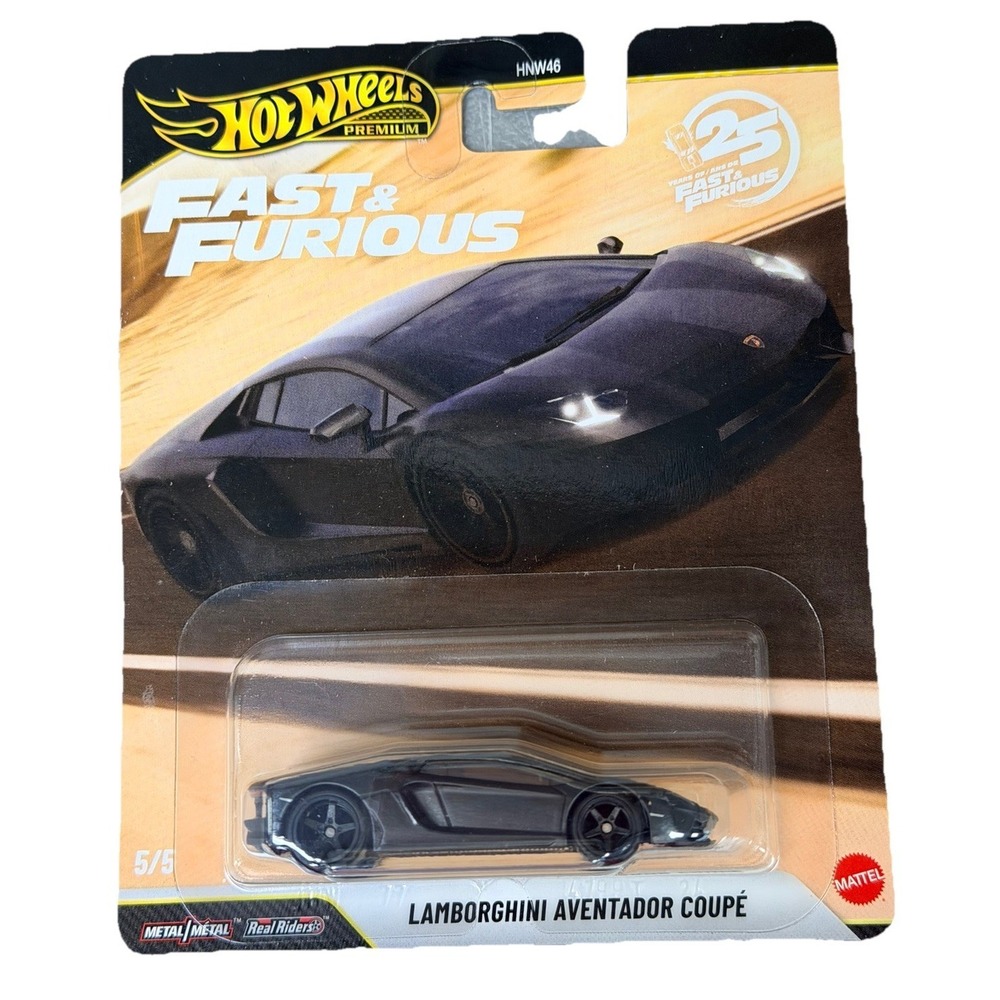 Hot Wheels Lamborghini Aventador Coupe Fast & Furious HNW46-956 P 1/64 NEW